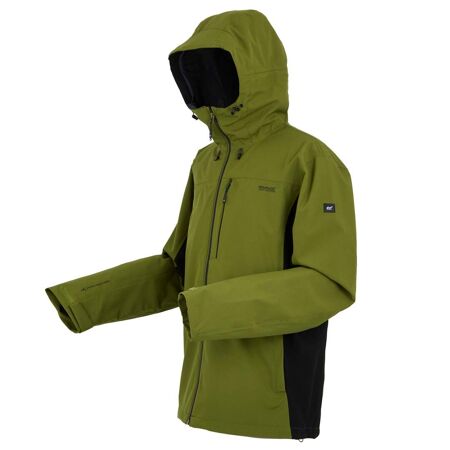 Veste imperméable birchdale homme vert néphrite / noir Regatta