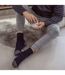 Men's Warm Fleece-Lined Non-Slip Lounge Bed Socks with Grippers-3