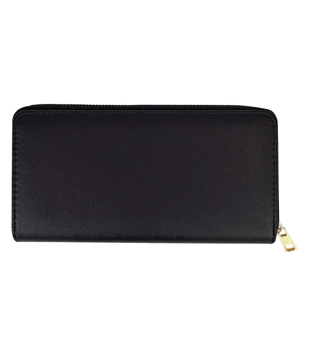 Ladies Faux Leather Wallet Large Textured Purse with Metal Detail Organiser-2