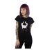 Disney Femme/Ladies Maleficent Mistress Of Evil Growing Wild Horns Collage Cotton T-Shirt (Noir) - UTBI30633-2