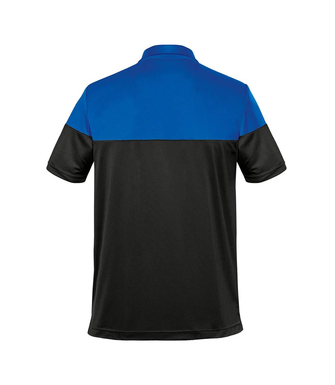Mens Monterey Two Tone Polo Shirt Royal Blue Black Stormtech-2