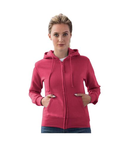 Awdis - Sweatshirt à capuche et fermeture zippée - Femme (Rose) - UTRW183