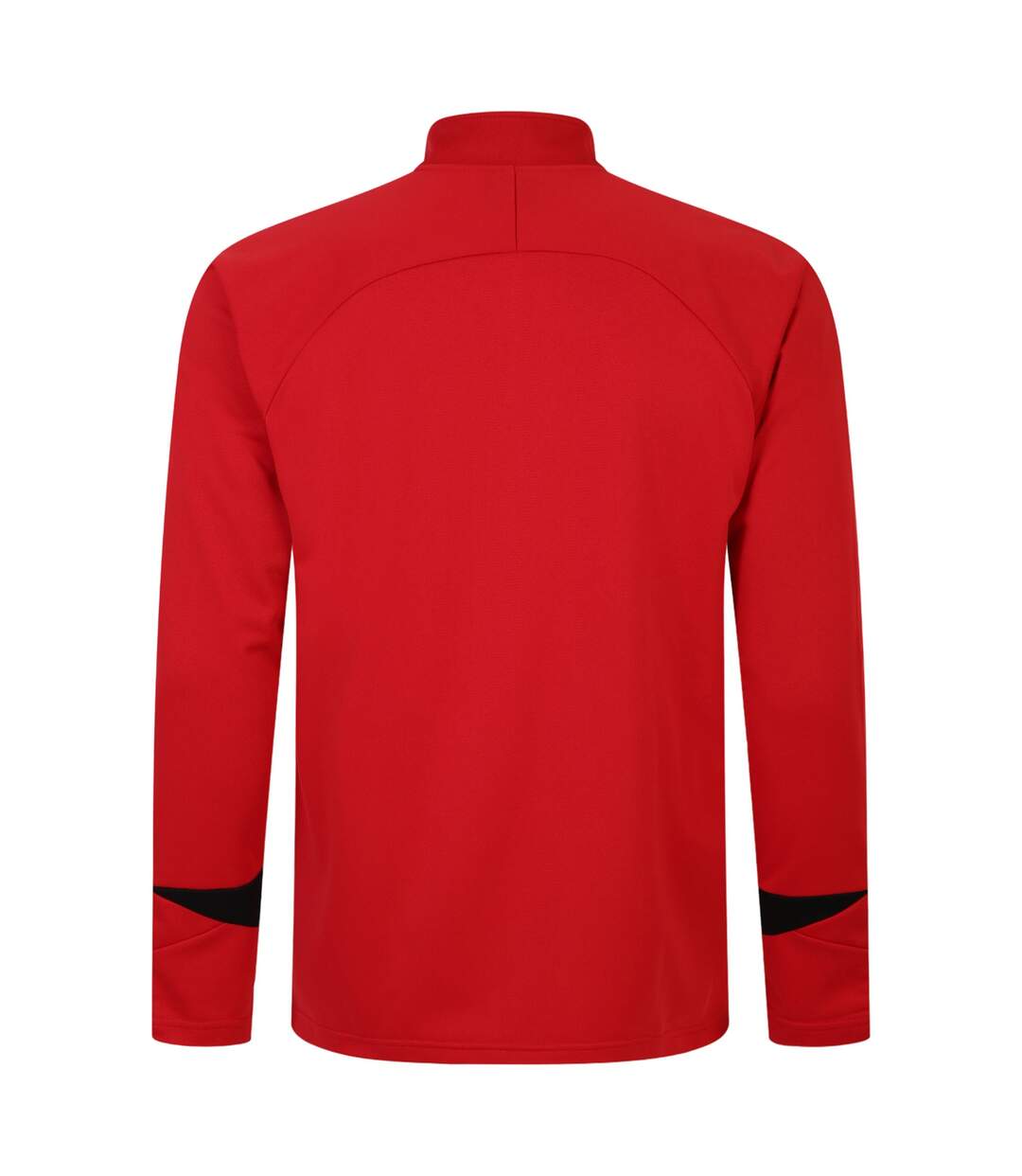 Mens Total Training Knitted Track Jacket Vermillion Black Umbro-2