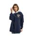 Sweat À Capuche Motif/style Imprimé Au Dos Femme Bleu Marine Tommy Jeans-4