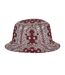Unisex adult bandana printed bucket hat cherry Flexfit-2