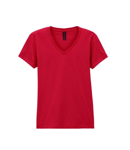 T-shirt Soft Style Femme Rouge Vif Gildan