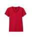 T-shirt Soft Style Femme Rouge Vif Gildan-2