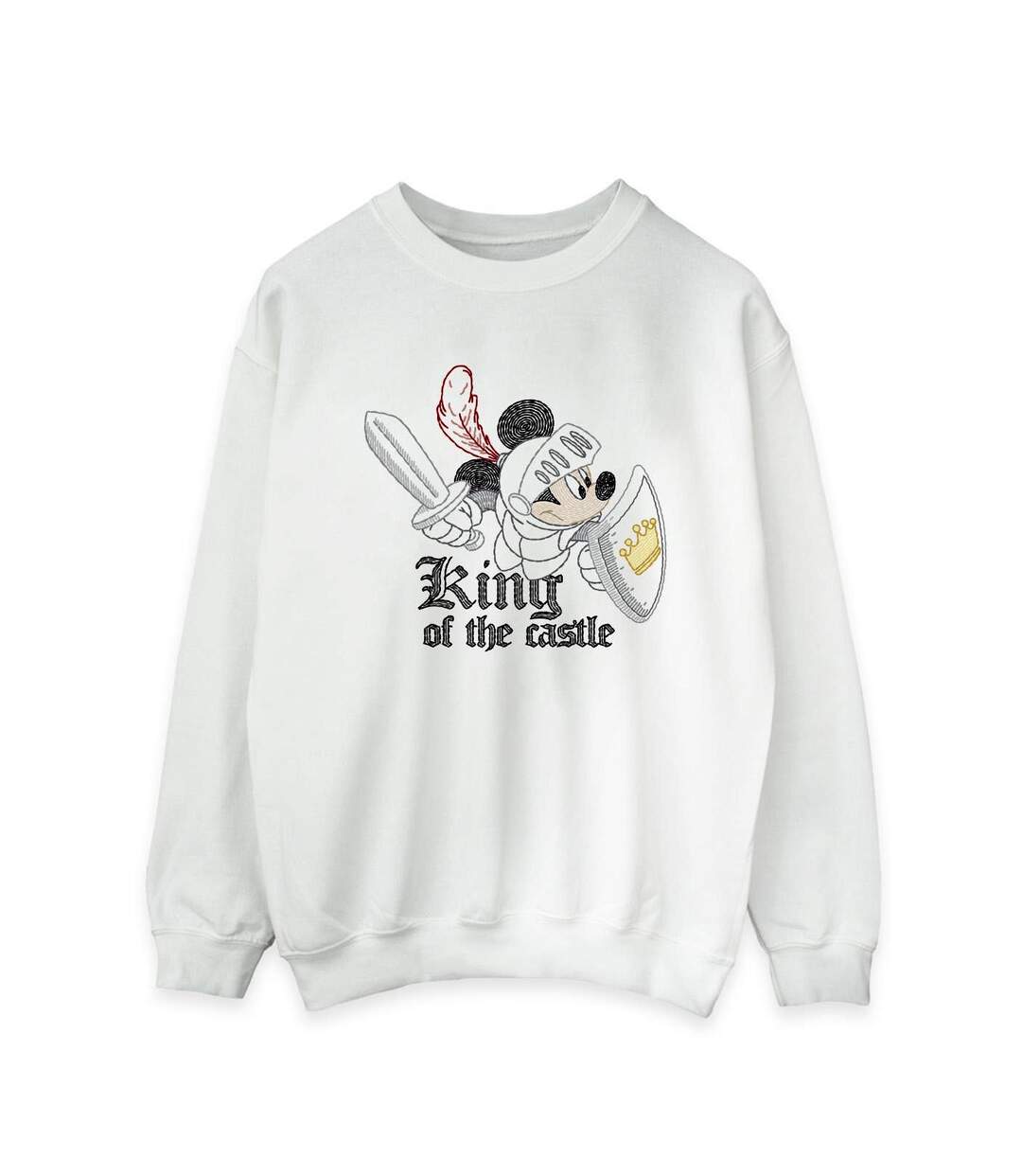 Disney Sweatshirt Mickey Mouse King Of The Castle - Femmes/Dames (Blanc) - UTBI29193-1