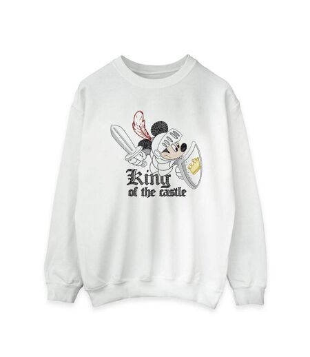 Disney Sweatshirt Mickey Mouse King Of The Castle - Femmes/Dames (Blanc) - UTBI29193
