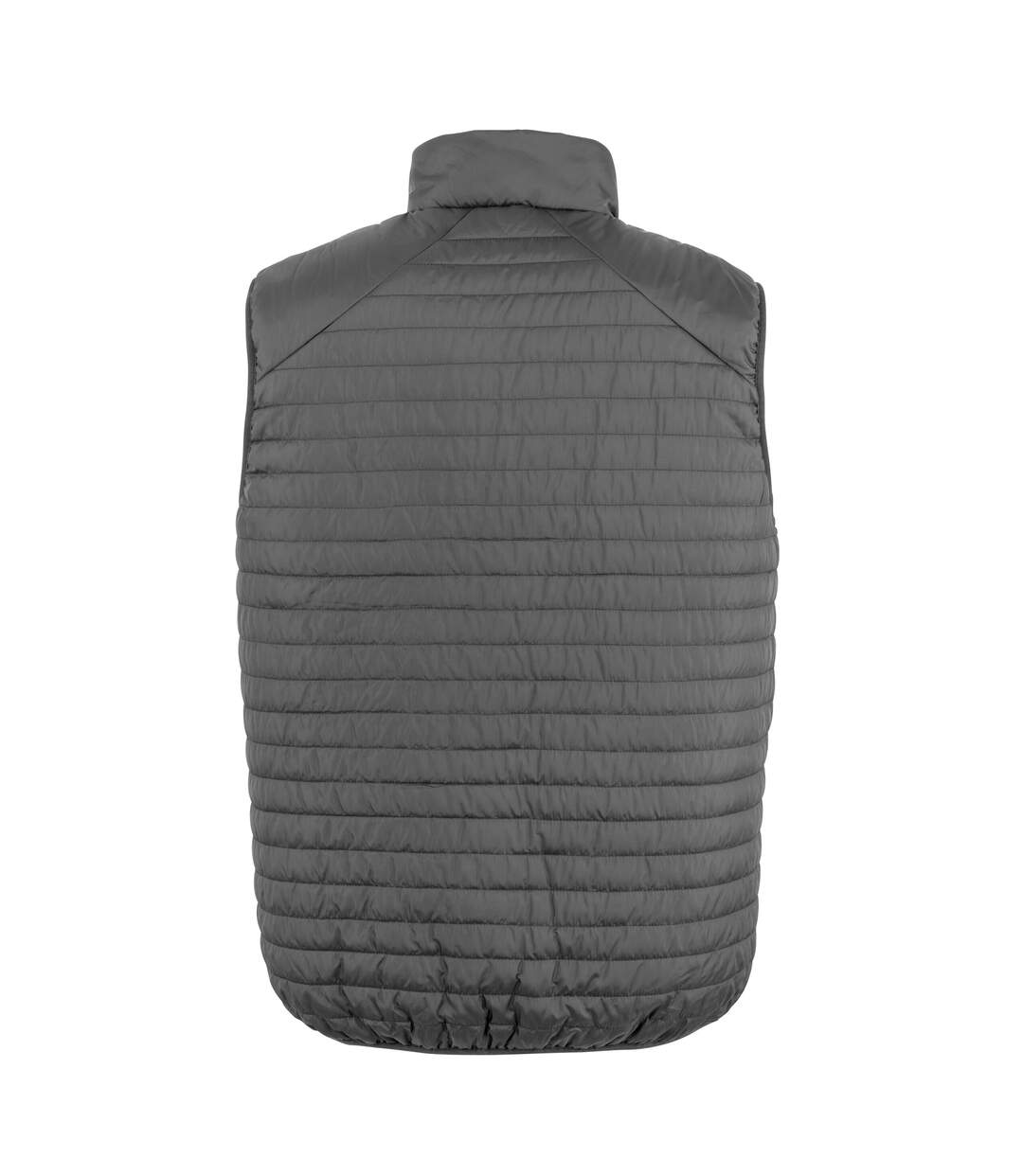 Unisex adult thermoquilt gilet grey/black Result-2