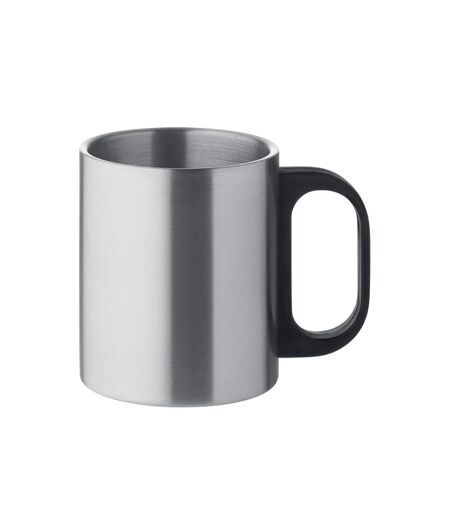 Taniss double wall 300ml mug one size matt silver MidOcean