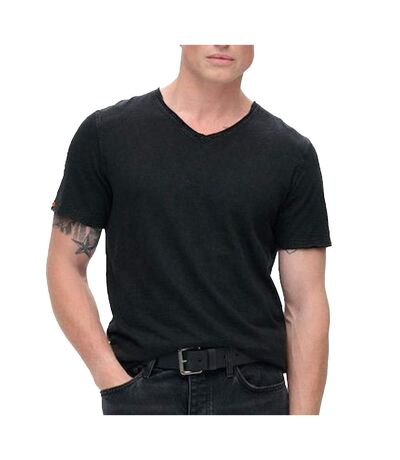 T-Shirt noir homme superdru raw - l