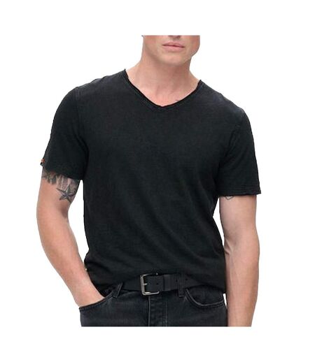T-Shirt noir homme superdru raw - l