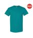 Lot de 5  t-shirts manches courtes hommes bleu clair chiné Gildan