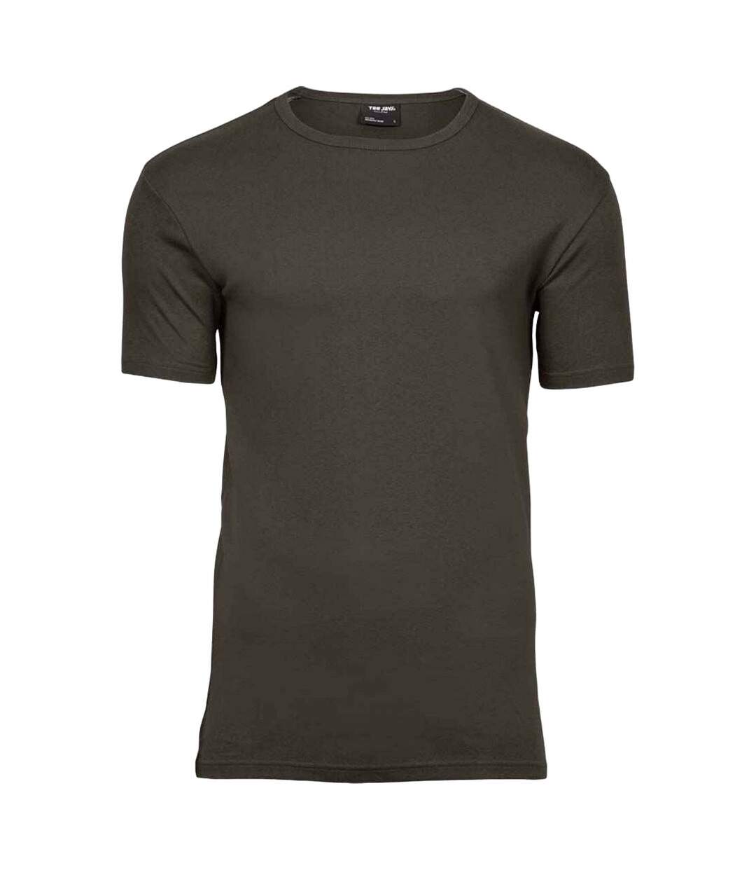 T-shirt interlock hommes vert kaki foncé Tee Jays Tee Jays