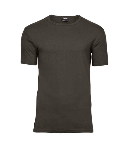 Mens interlock t-shirt dark olive Tee Jays