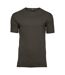 T-shirt interlock hommes vert kaki foncé Tee Jays