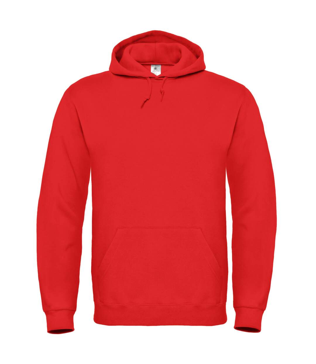 B&c Unisexe Adultes Sweatshirt À Capuche/haut De Forme Rouge B And C-1