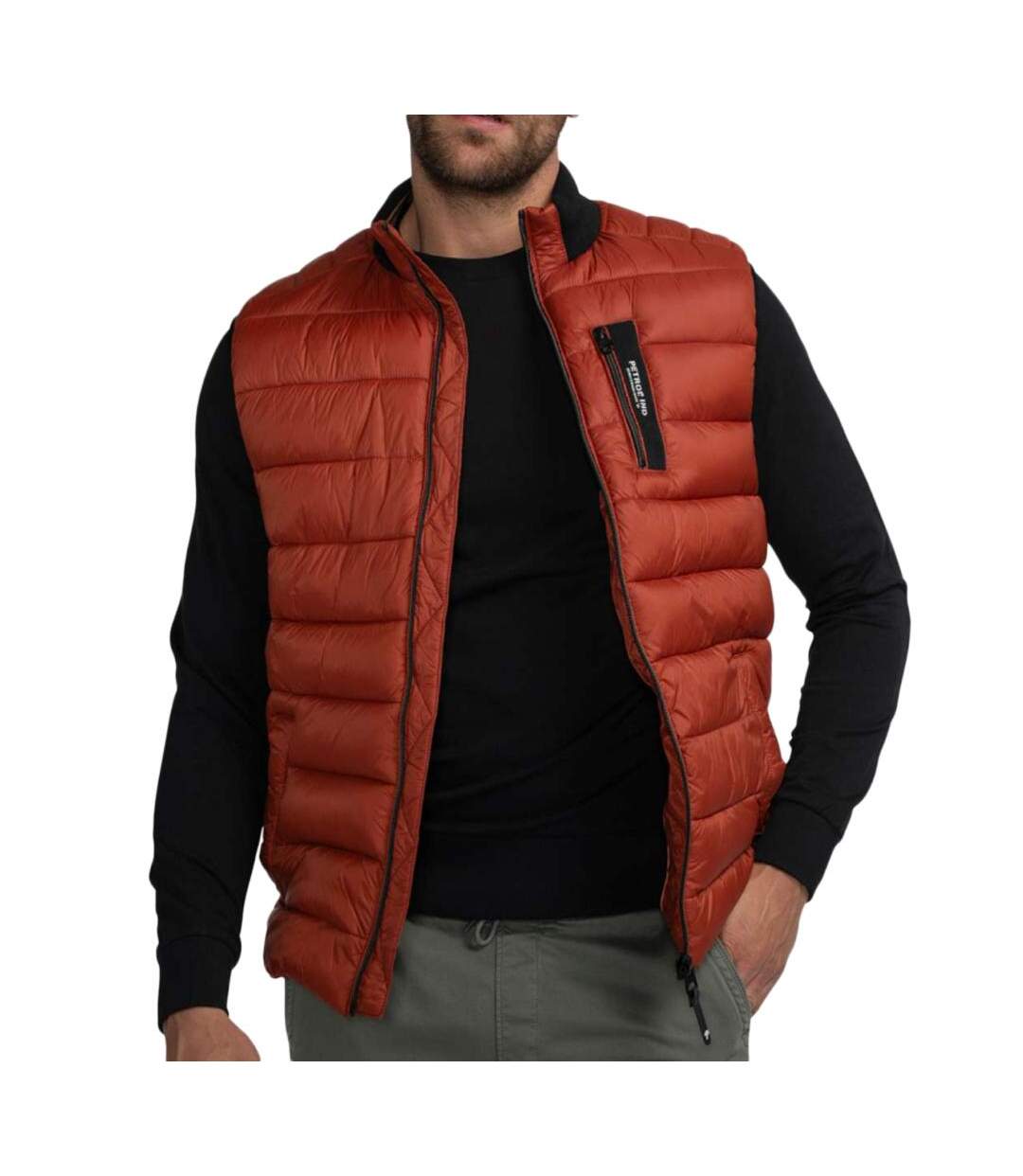 Doudoune sans manche Orange Homme Petrol Industries Waistcoat - S