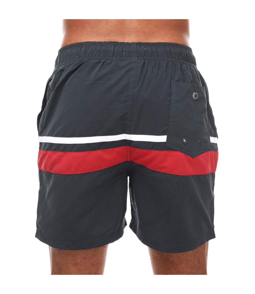 Short de bain vilanculas homme bleu marine / rouge / blanc Ben Sherman-2