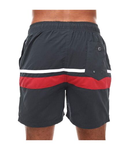 Short de bain vilanculas homme bleu marine / rouge / blanc Ben Sherman