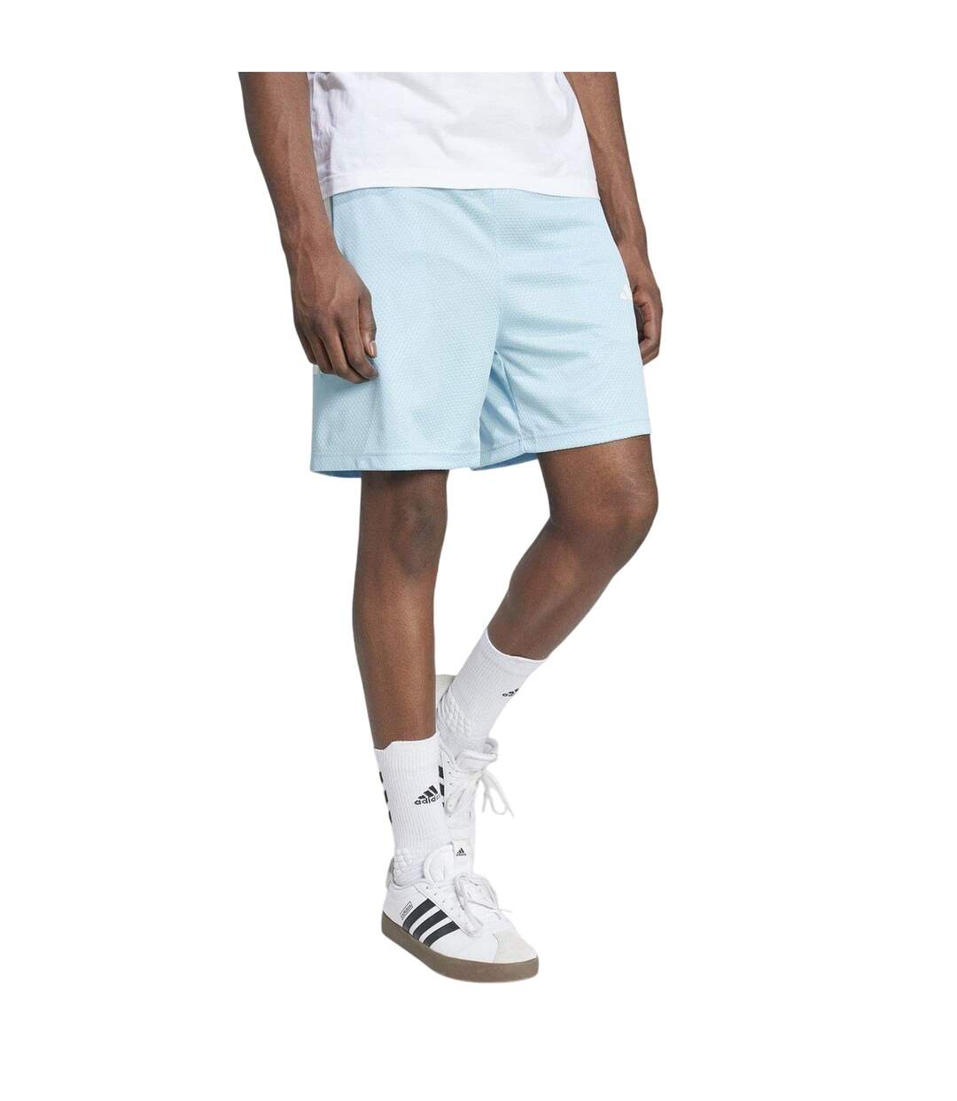 Mens House Of Tiro Nations Training Shorts Light Blue White Adidas-4