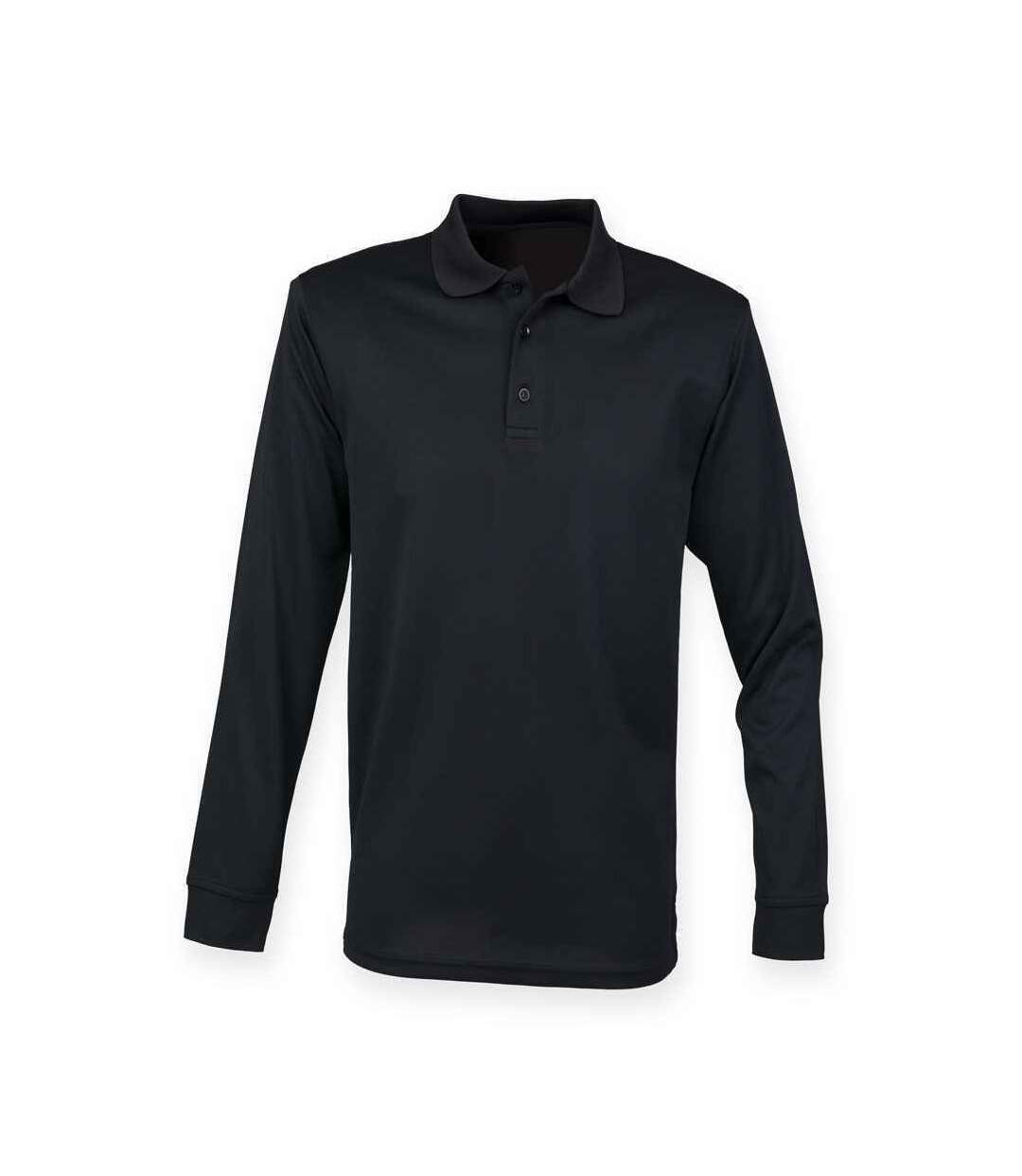 Polo Adulte Noir Henbury-1