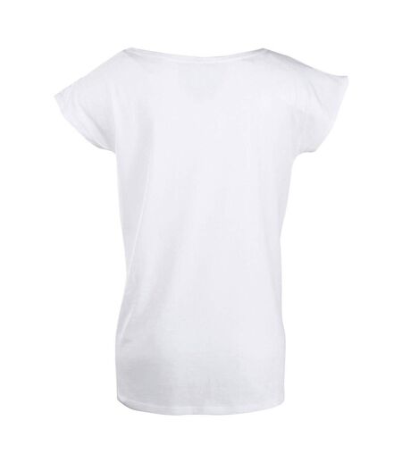 Marylin t-shirt long à manches courtes femme blanc SOLS