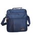 Sacoche pour homme - Multi-poches - Pochette textile - Bleu-1