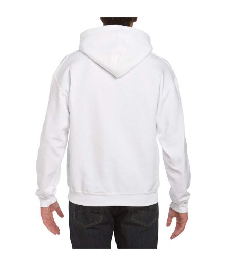 Sweat à capuche homme blanc Gildan