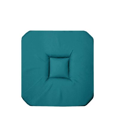 Galette de Chaise Panama 36x36cm Bleu