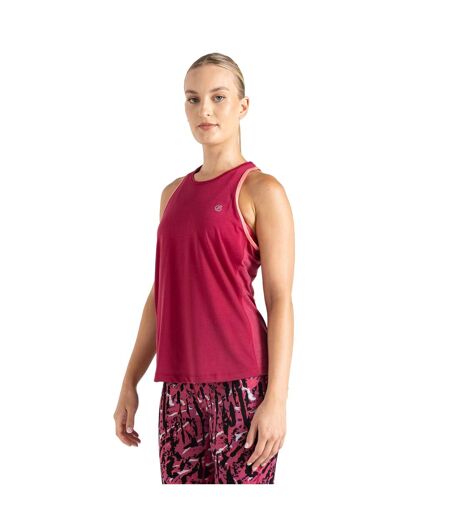 Débardeur Gravitate Femme Rose Foncé Rose Néon Dare 2B