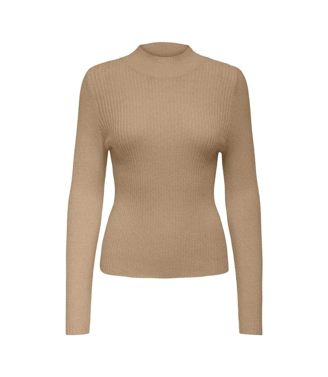 Pull beige femme only kattie-1