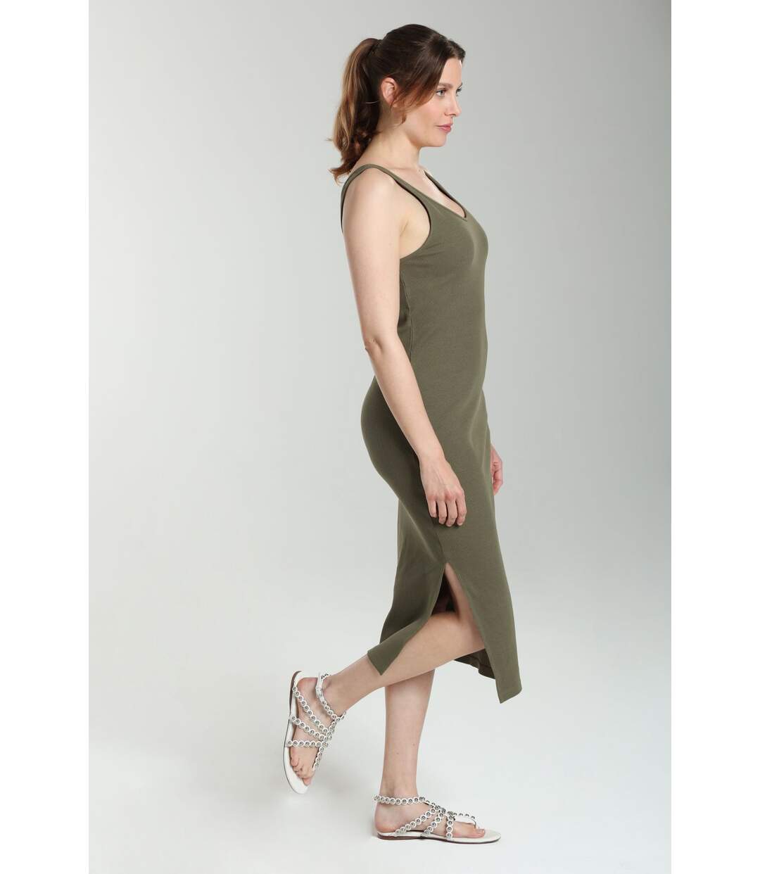 Robe Longue Cotelee Debra  | Gerard Pasquier-4