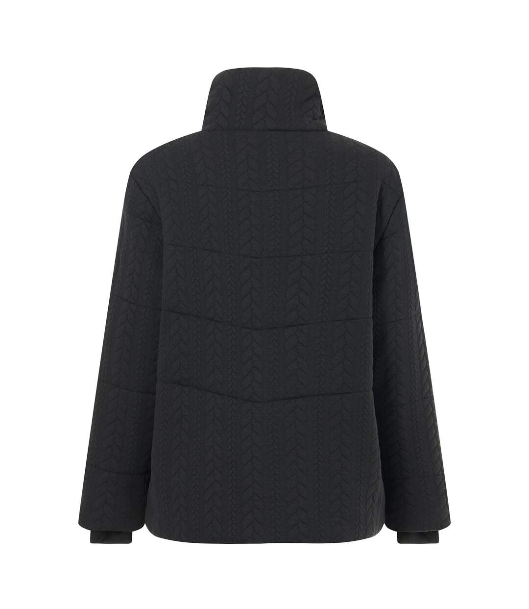Doudoune Matelassée Motif/style Maille Torsadée Amaryl Femme Noir Regatta-3