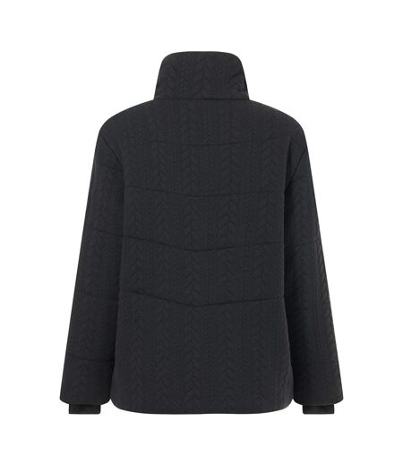 Doudoune Matelassée Motif/style Maille Torsadée Amaryl Femme Noir Regatta