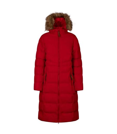 Doudoune longue audrey femme rouge Trespass