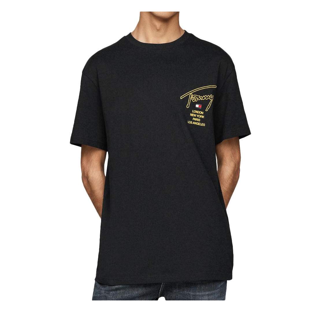 T-shirt Noir Homme Tommy Hilfiger City - 3XL-1