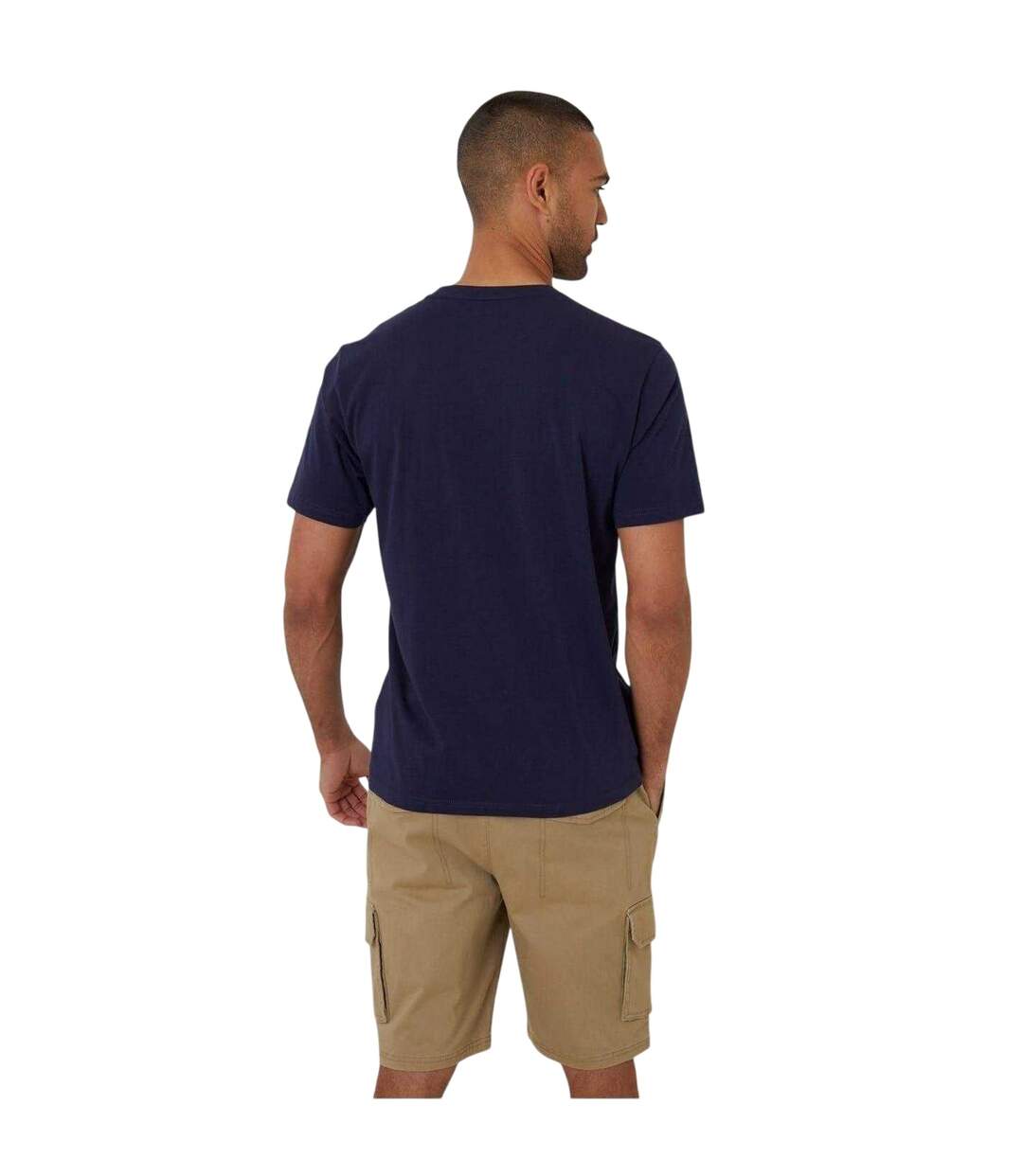 T-shirt Darwall Homme Bleu Marine Threadbare-3