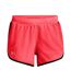 Womens/ladies Fly By 2.0 Shorts Red Under Armour-1
