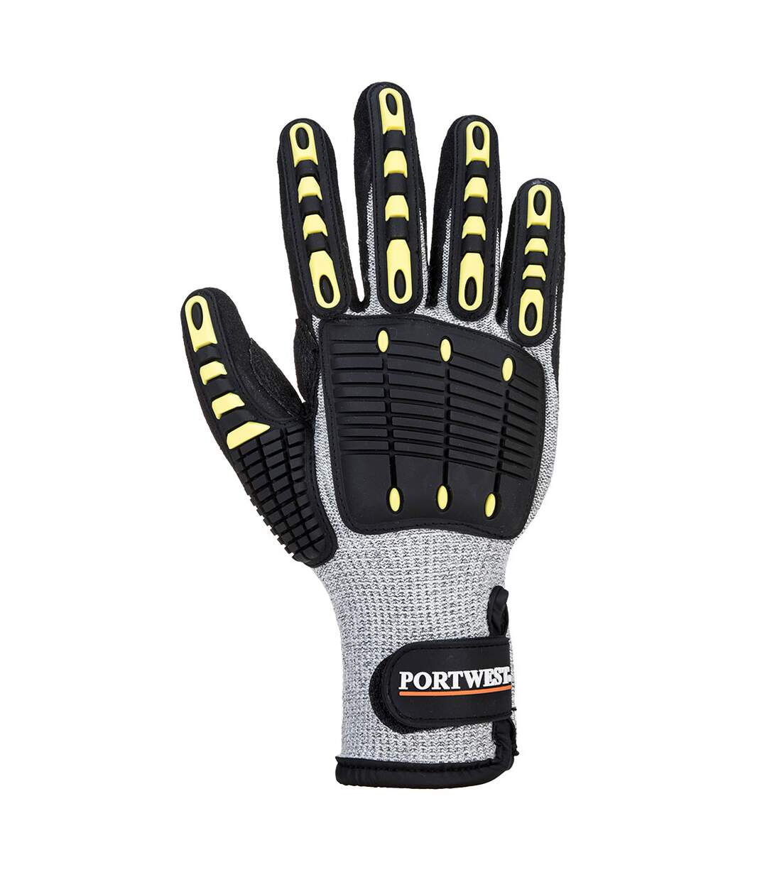 Unisex adult a729 impact resistant thermal cut resistant gloves s grey/black Portwest