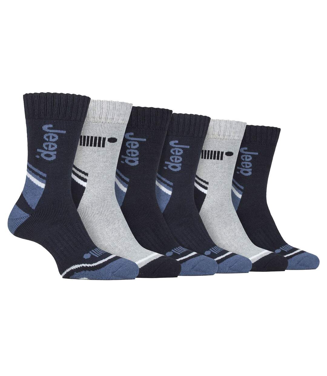Paquet de 6 chaussettes d'extérieur pour bottes de marche pour hommes-1