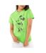 T-Shirt vert femme disney minnie lime-1