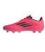 Chaussures De Foot Pour Terrain Ferme Messi F50 Homme Rose Noir Adidas-3
