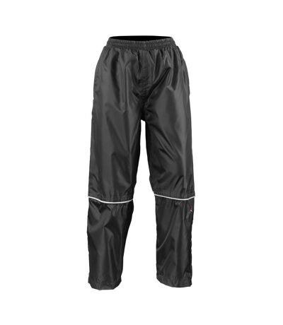 Result Unisex Adult Pro Coach Waterproof Pants (Black) - UTRW10232