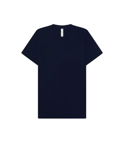 Unisex adult ecomax t-shirt navy Bella + Canvas