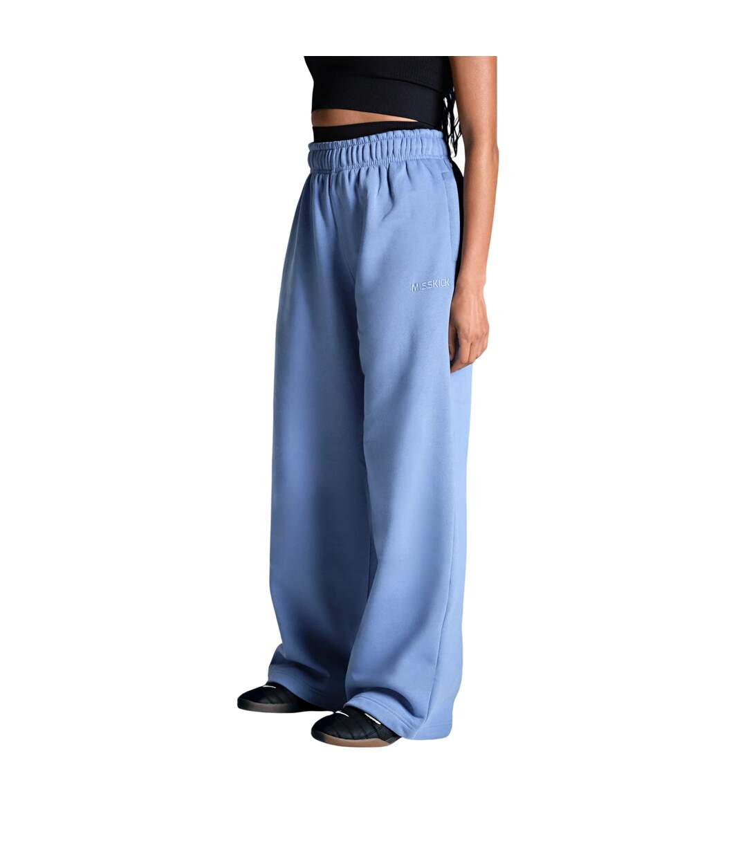 Womens/ladies Banderilla Jogging Bottoms Dusky Blue Miss Kick-2