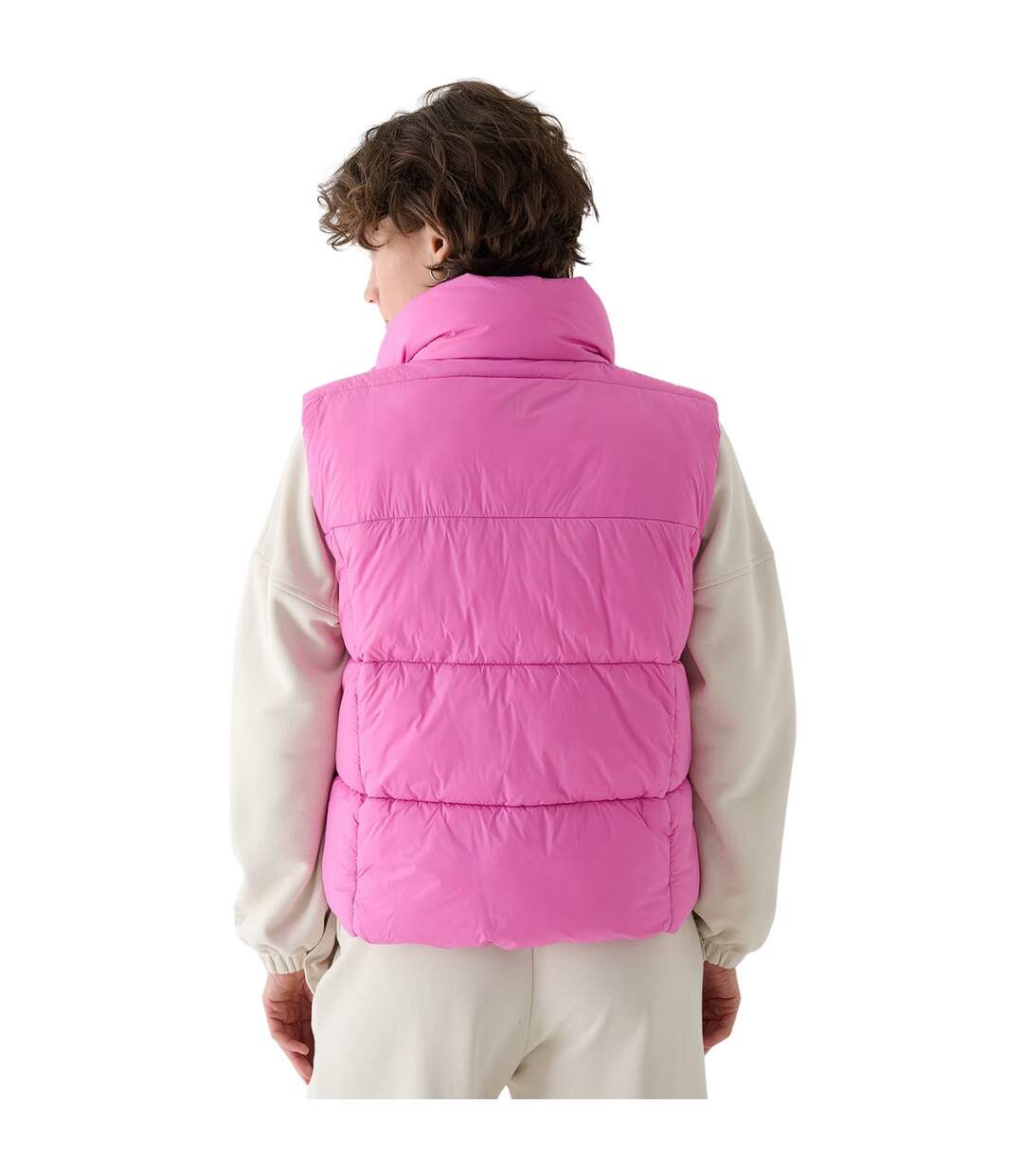 Veste Sans Manches Waw24tvjaf140 Femme Rose 4F-3