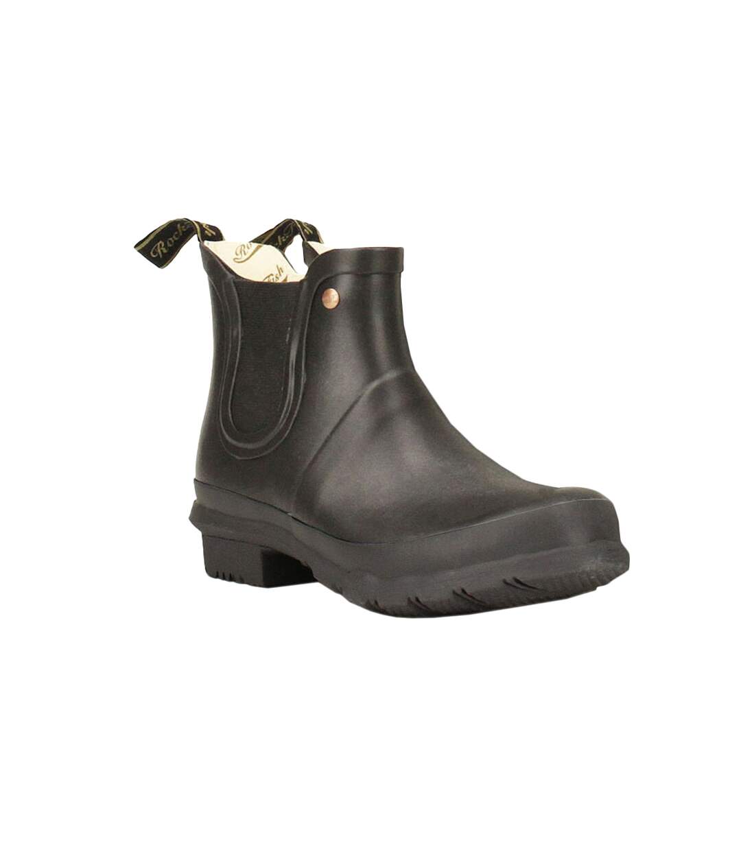 Bottines Chelsea Femme Noir Rockfish-1