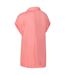 Polo Manches Courtes À Col V Motif/style Uni Femme Rose Corail Regatta-3